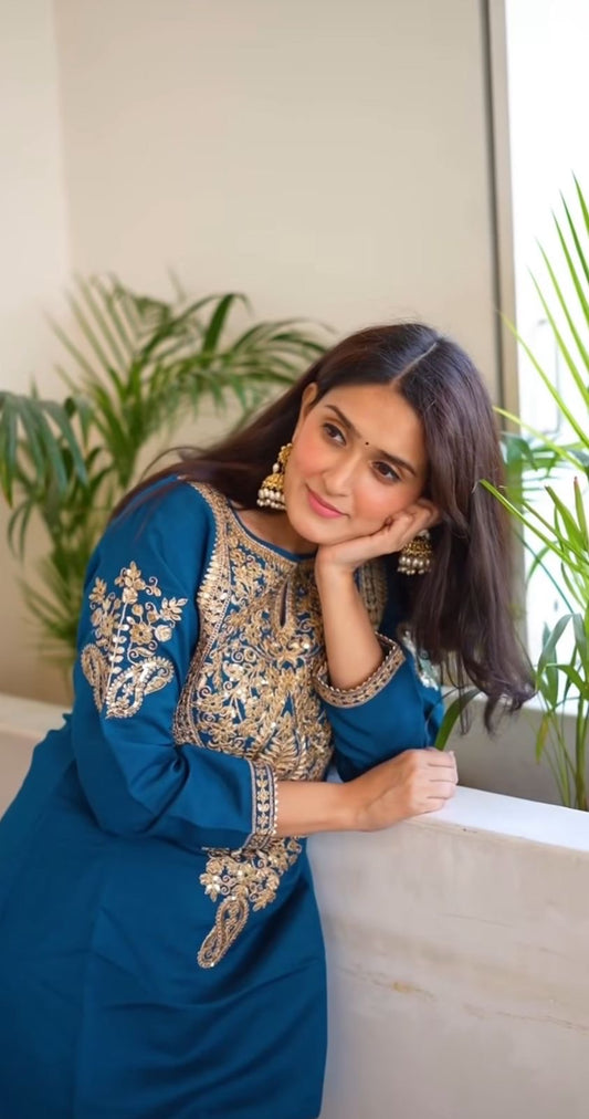 Sakhi Blue Wave Spark Set